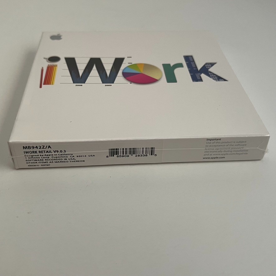 Apple iWork '09 (Retail) - Full Version for Mac MB942Z/A - Sealed