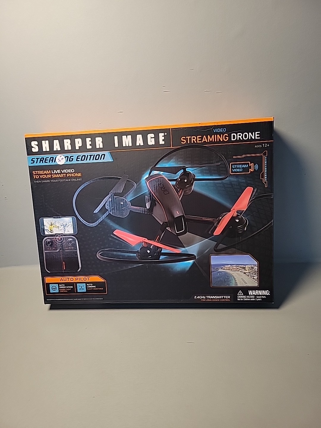 Sharper Image Mach X Video Drone with Streaming Camera 250 Ft. Flight Radius