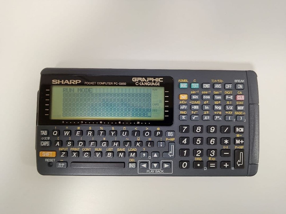 SHARP PC-G850 Pocket Computer Calculator Tested Excellent Collector