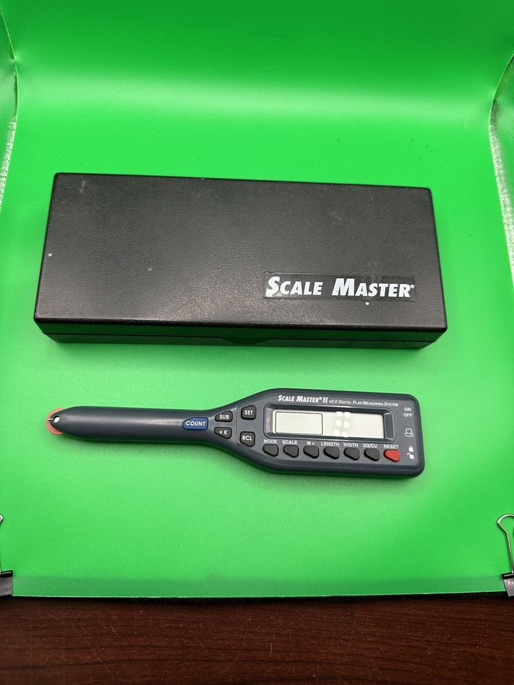 Scale Master II Digital Plan Measuring System 6130 v2.0 Not Tested Vintage