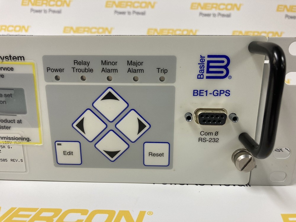 Basler Electric BE1-GPS Generator Protective Relay