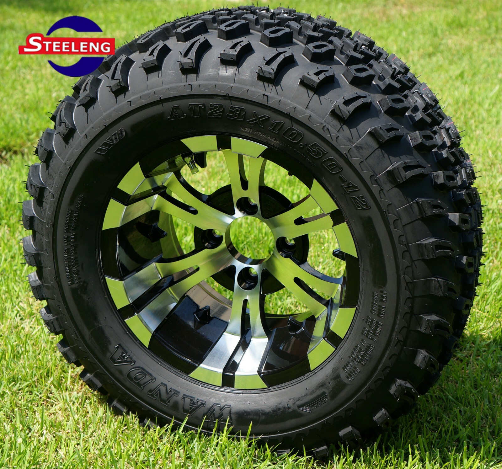 YAMAHA GOLF CART G29 (The Drive) 6" LIFT KIT + 12" WHEELS and 23" A/T TIRES