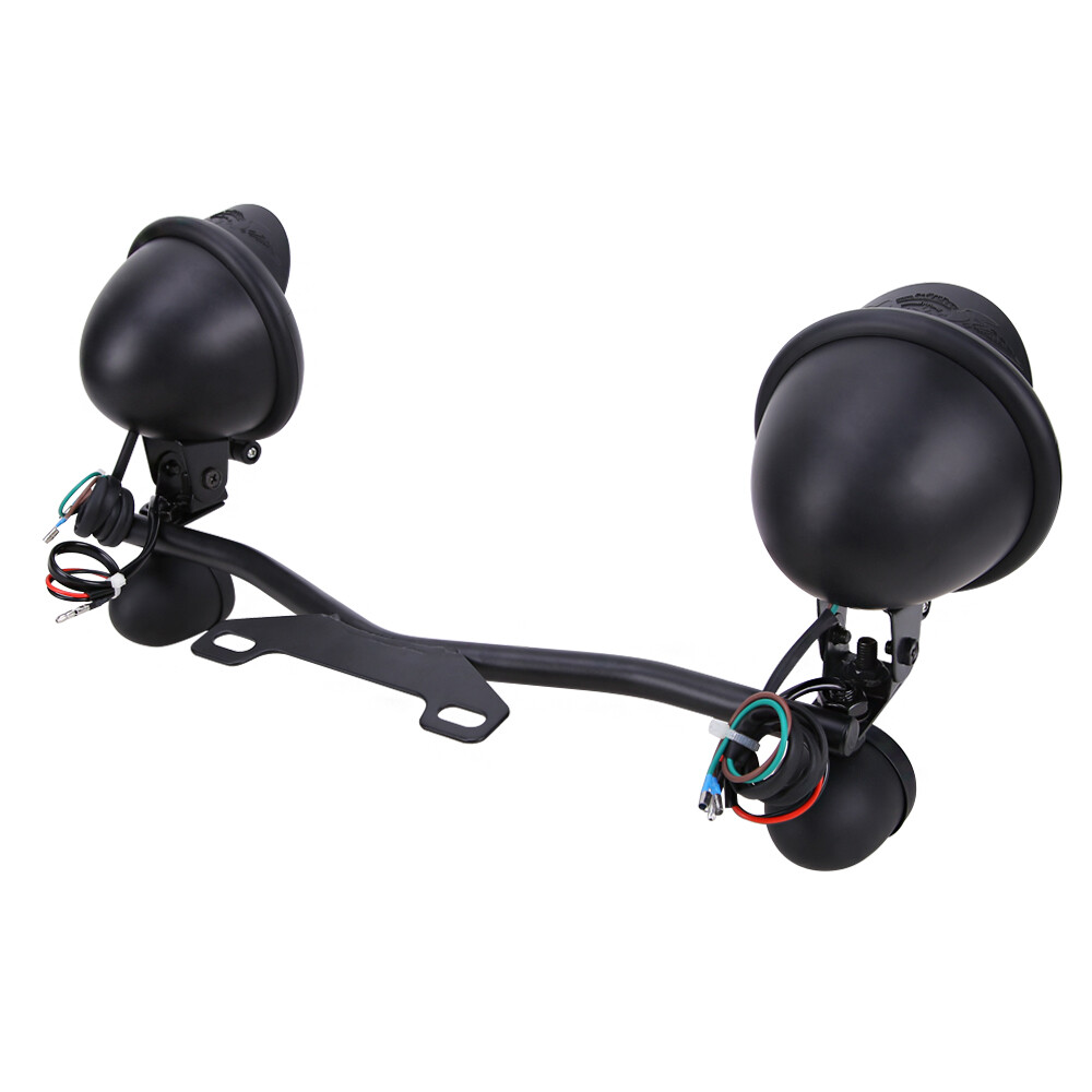 Motorcycle Driving Passing Spot Fog Turn Signal Light Bar W/ Bracket For Harley