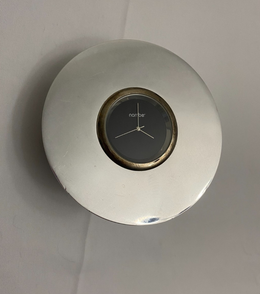Nambe Desk Clock c.1996 6151