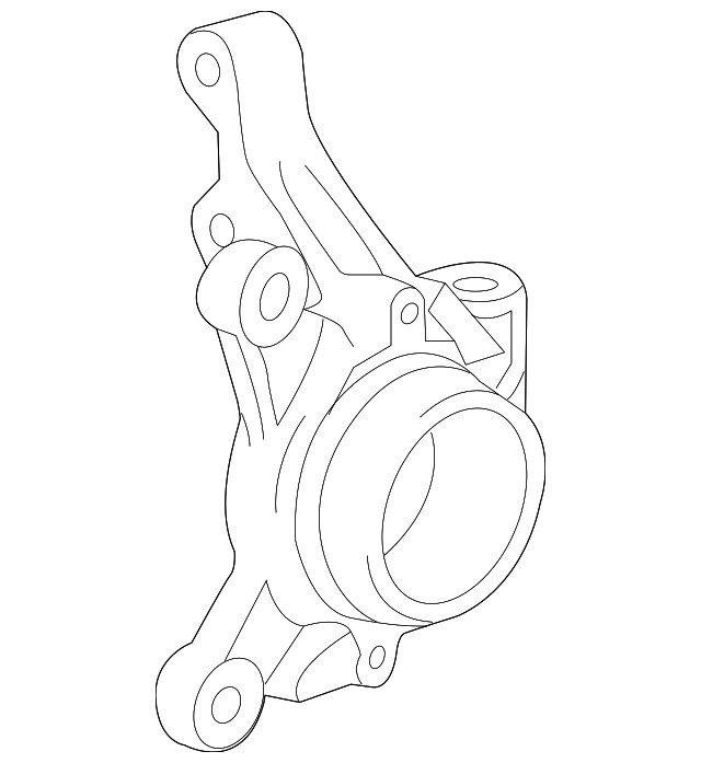 Genuine GM Driver Side Steering Knuckle 95048310