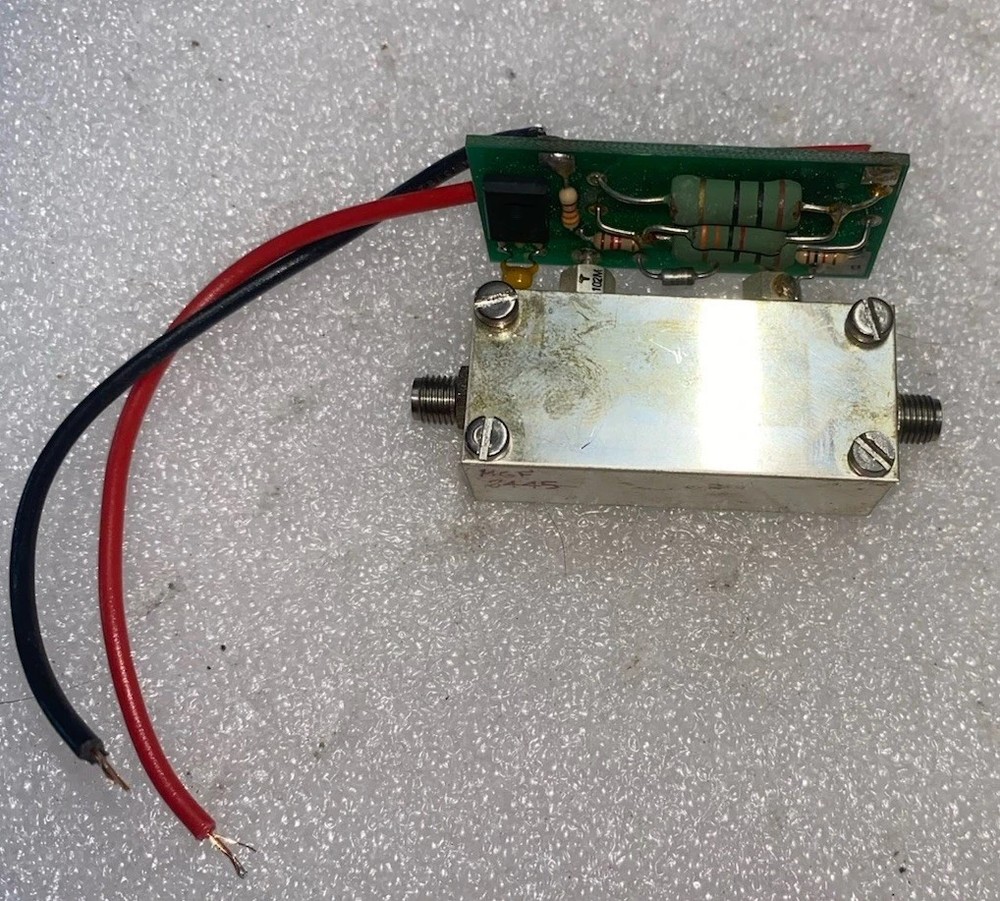 RF Amplifier 1.6W 10.368 GHZ Gain 7 Db MGF 2445 Tested