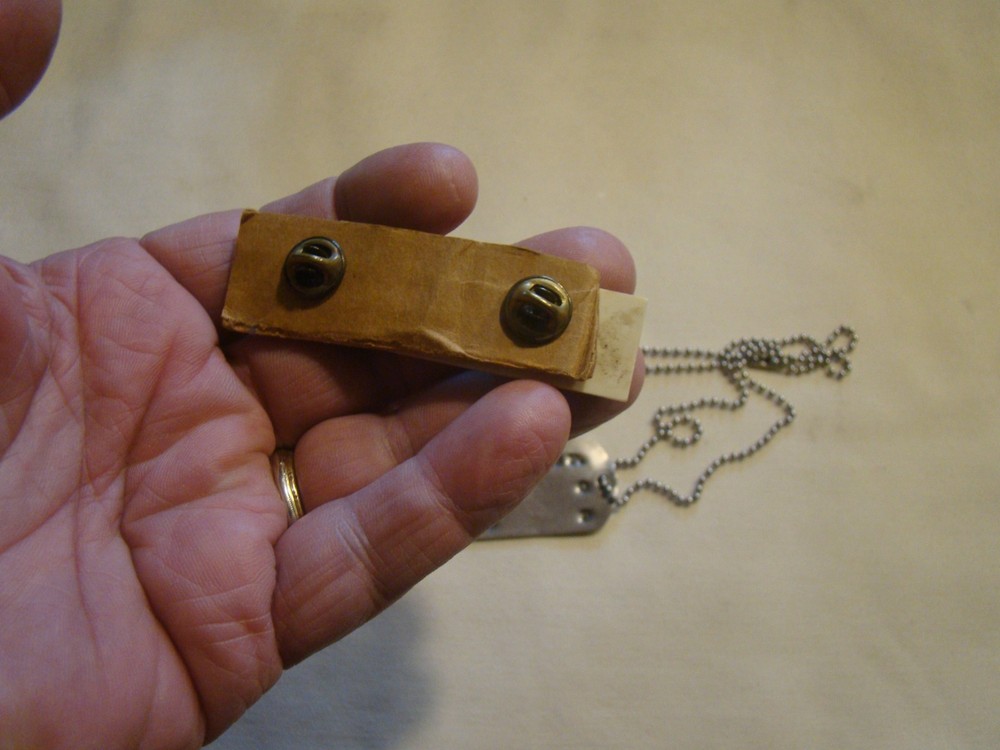 (4) Vinage Original USMC Dog Tags FATHER AND SON plus Name Tag