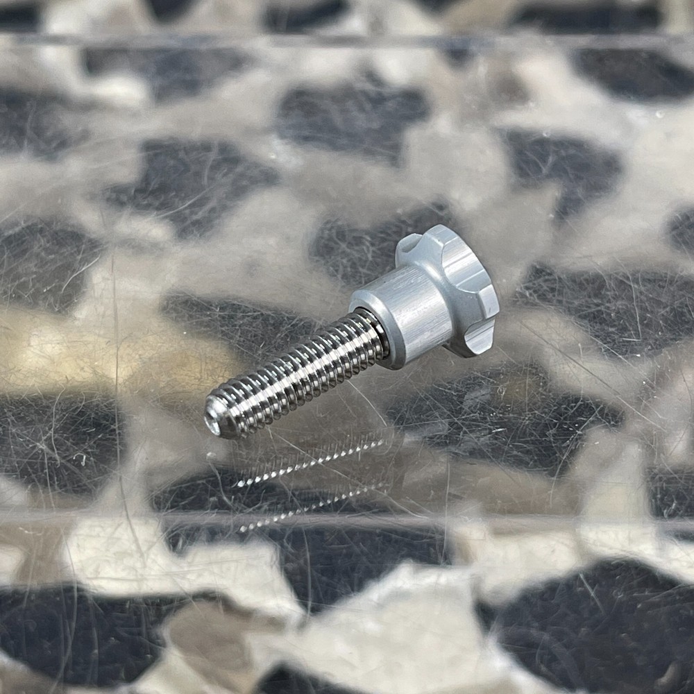 NEW Violent Series Thumbwheel for Eclipse/09 Impulse Clamping Feednecks - Silver