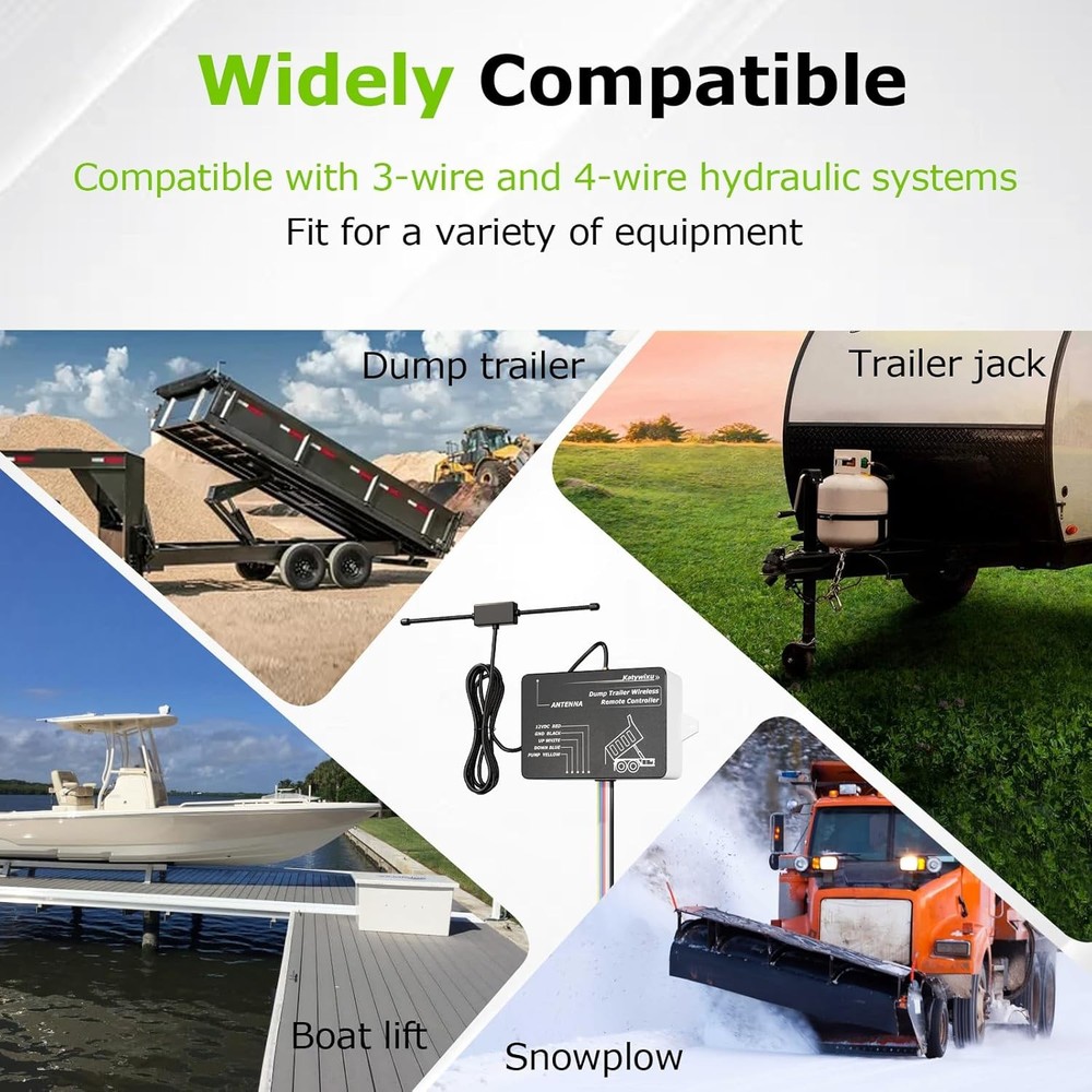 Upgraded Wireless Dump Trailer Remote Controller