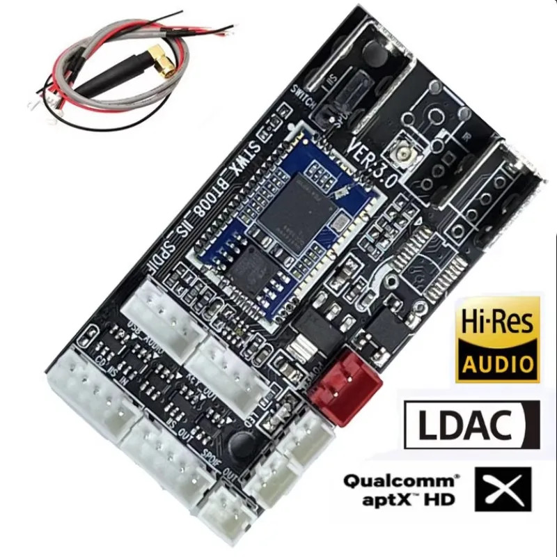 QCC5181/QCC3084 Bluetooth 5.4 Receive Amplifier Decoding Board LDAC 96K 192K
