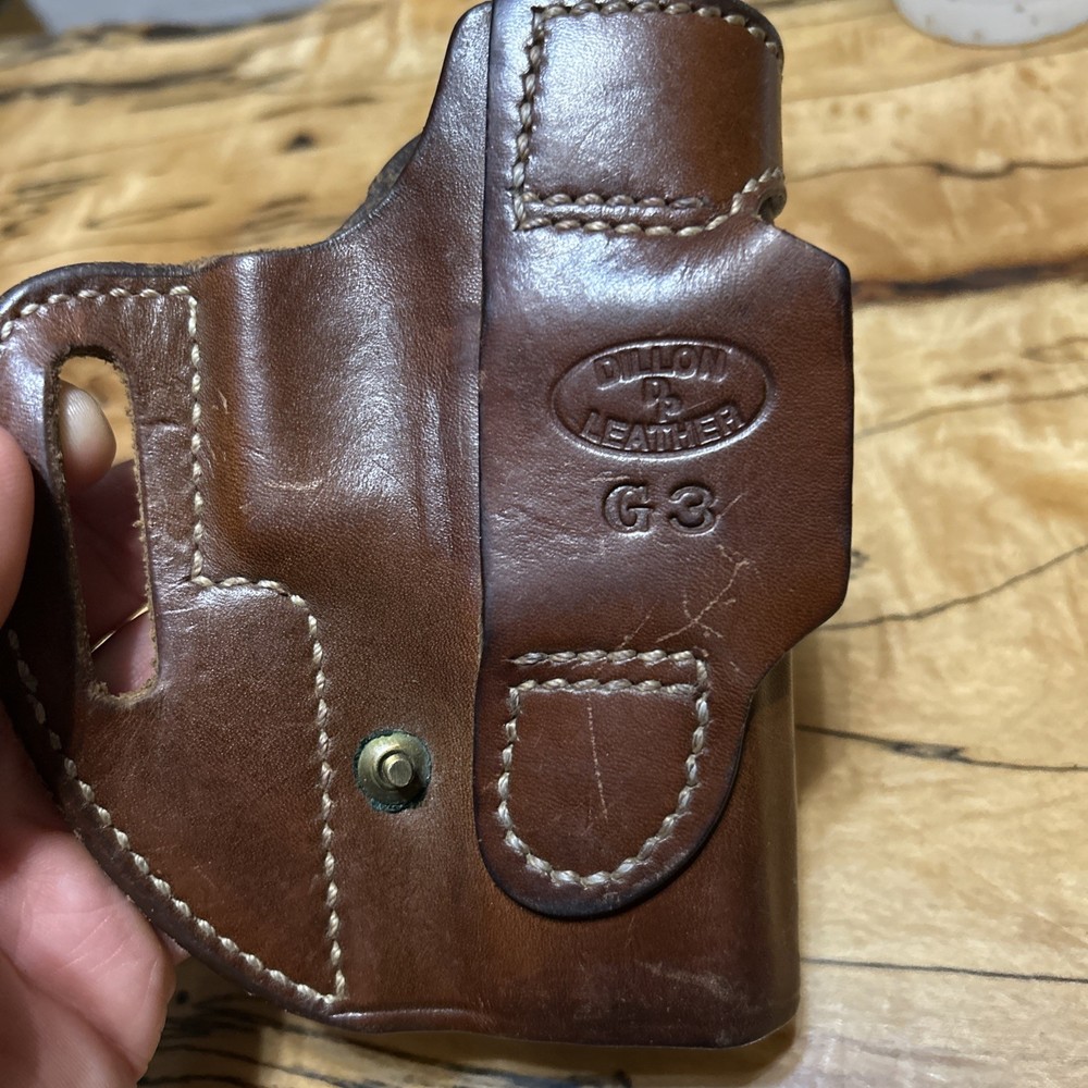 Dillon Precision Brown Leather Holster Taurus G3 Left Hand
