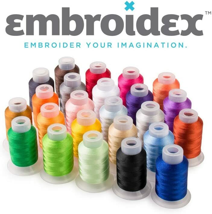 Embroidery Machine Starter Kit Thread, Stabilizer, Designs, Needles, Bobbin etc
