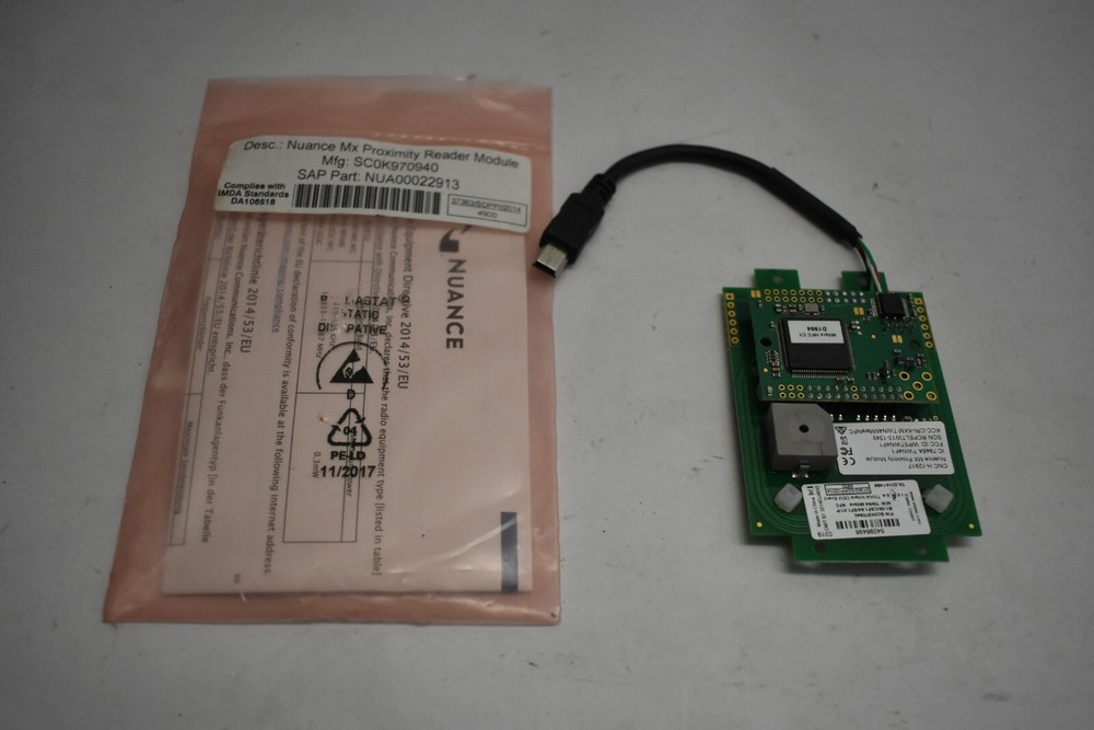 Nuance MX Proximity Reader Module Board Only SC0K970940 SAP Part NUA00022913