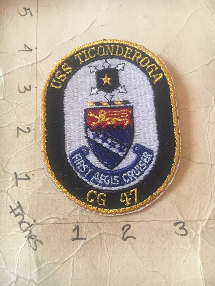 US Navy USS Ticonderoga CG-47 patch 6/9/25