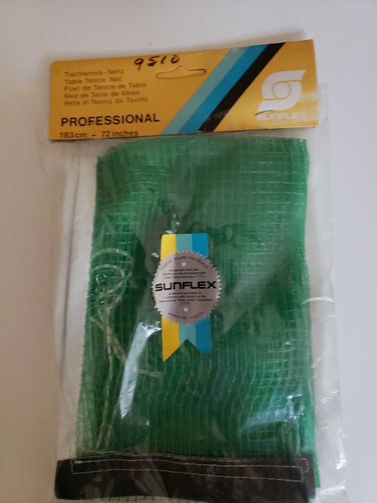 Vintage New Sunflex Professional Table Tennis Net