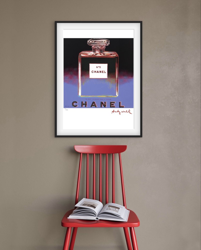 Andy Warhol Signed - Chanel - Pop Art Print - Certificate.