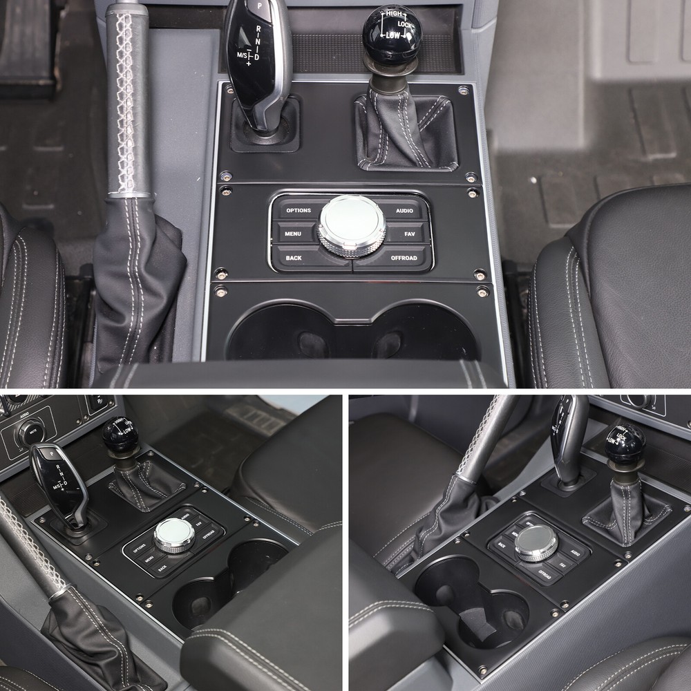 ABS Matte Black Central Control Gear Shift Panel Cover For Ineos Grenadier 2020+