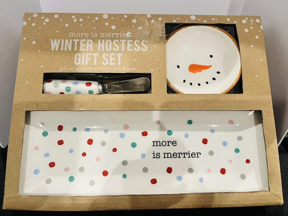 Christmas Hostess Set Polka Dot “More Is Merrier”