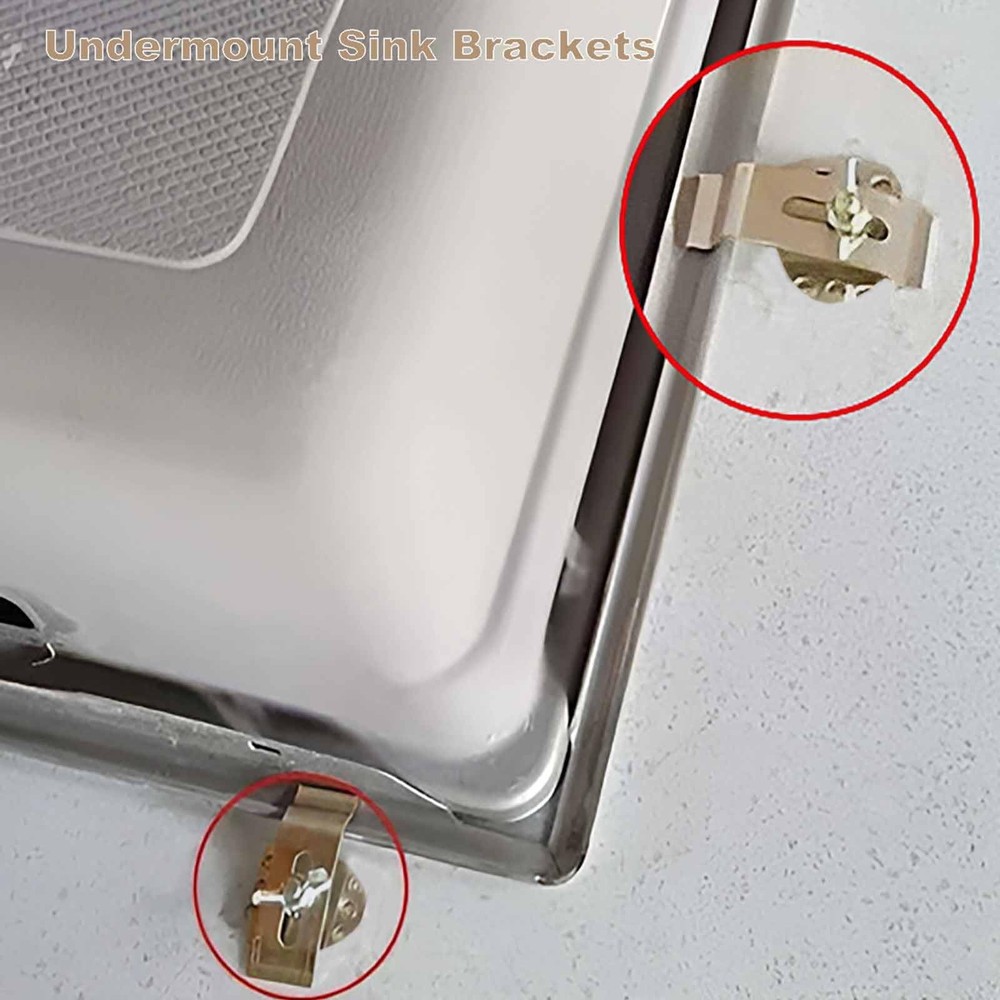 15 Pack Sink Clips Kit for Mounting Undermount SinkSink Mounting Kit BracketH...