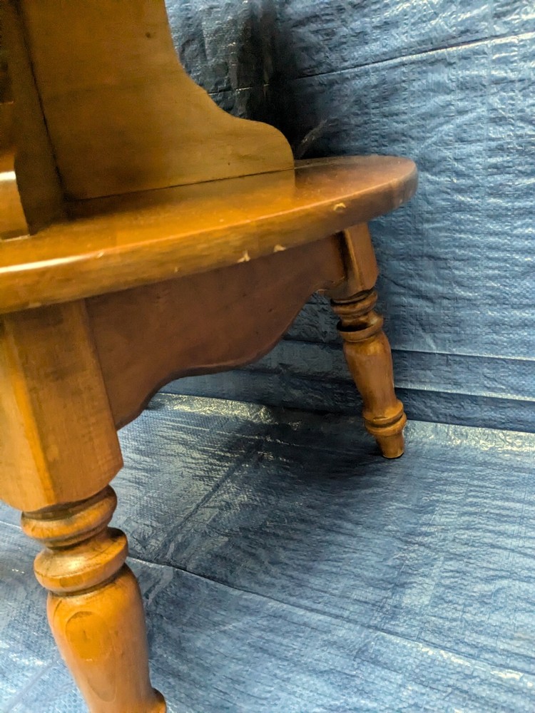 Vintage Two Tier End Table Round Side Table