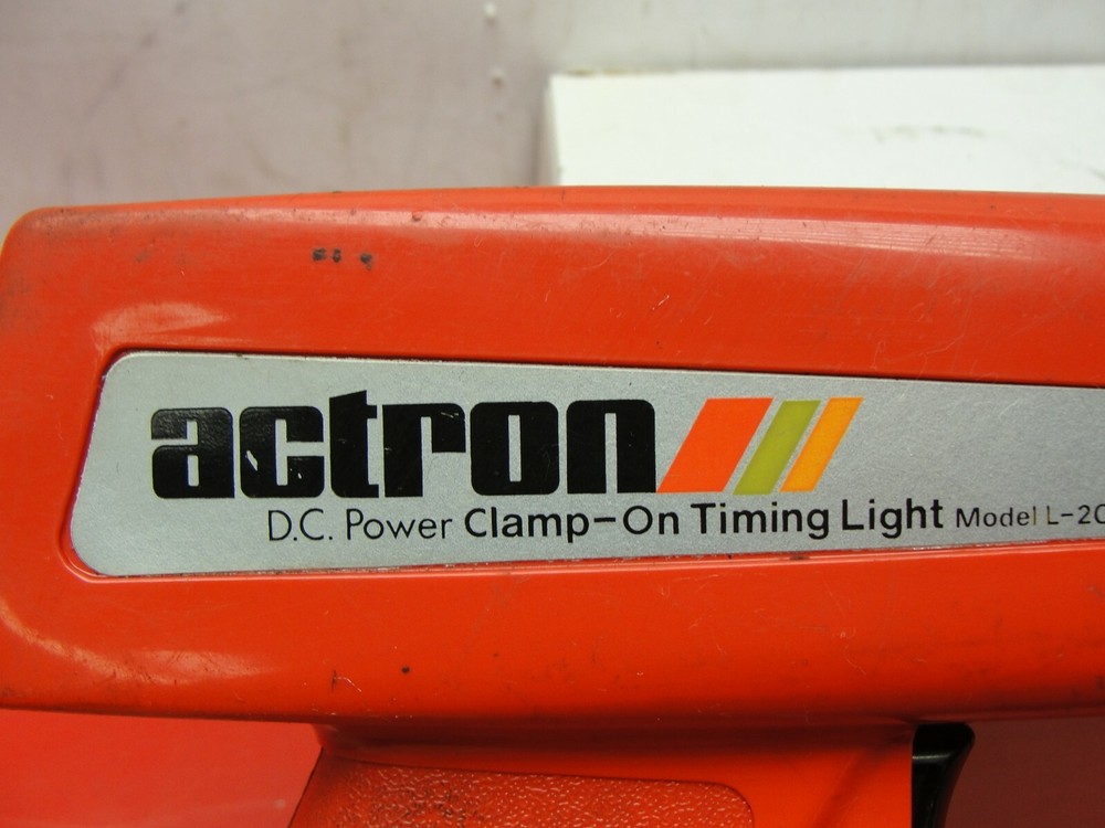 Vintage Actron Inductive Timing Light Model L-200 USA