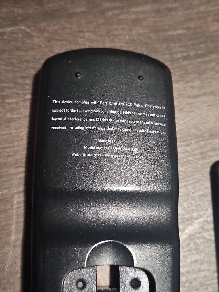 ONN ONA12AV058 Remote Control