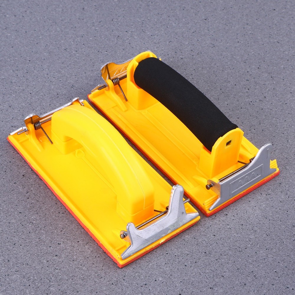 Decking Sanding Tool Mini Hand Block Sandpaper Holder for Wall with Handle