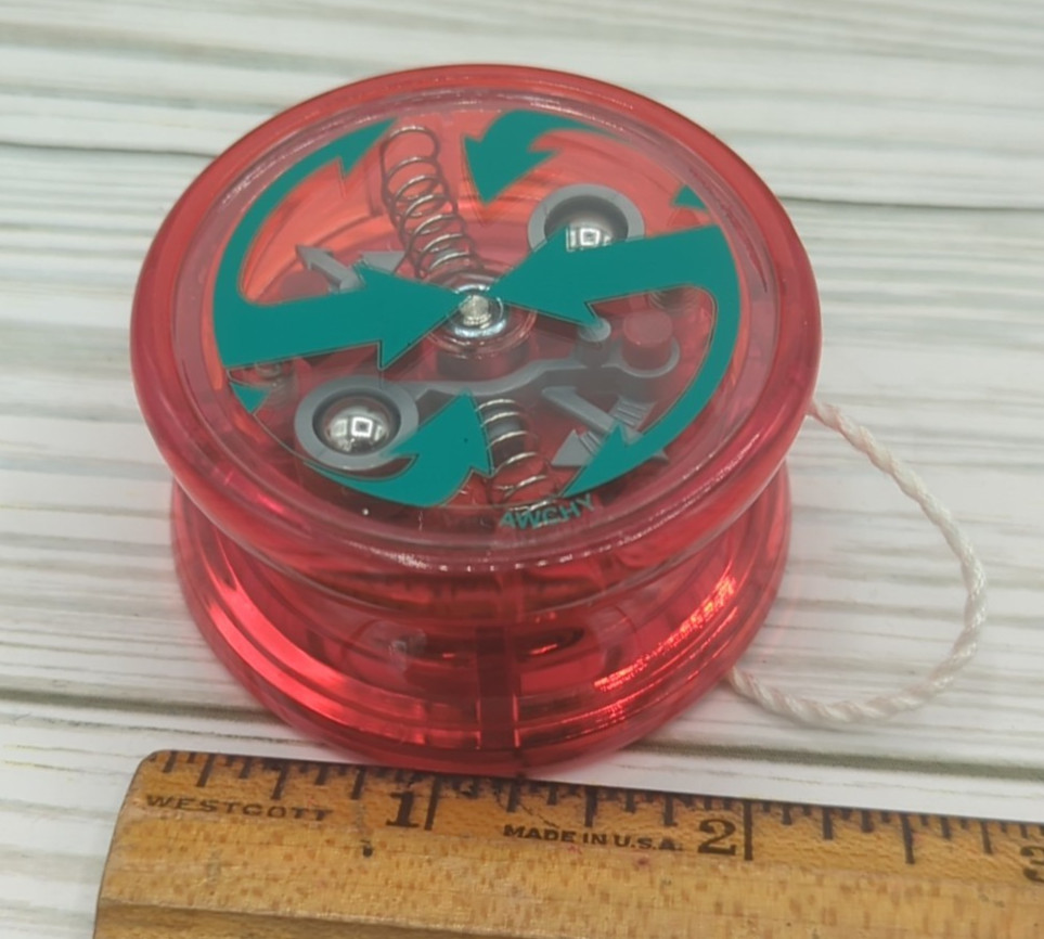 Duncan Toys Reflex Auto Return Yo-Yo, Beginner String Trick Yo-Yo, Red