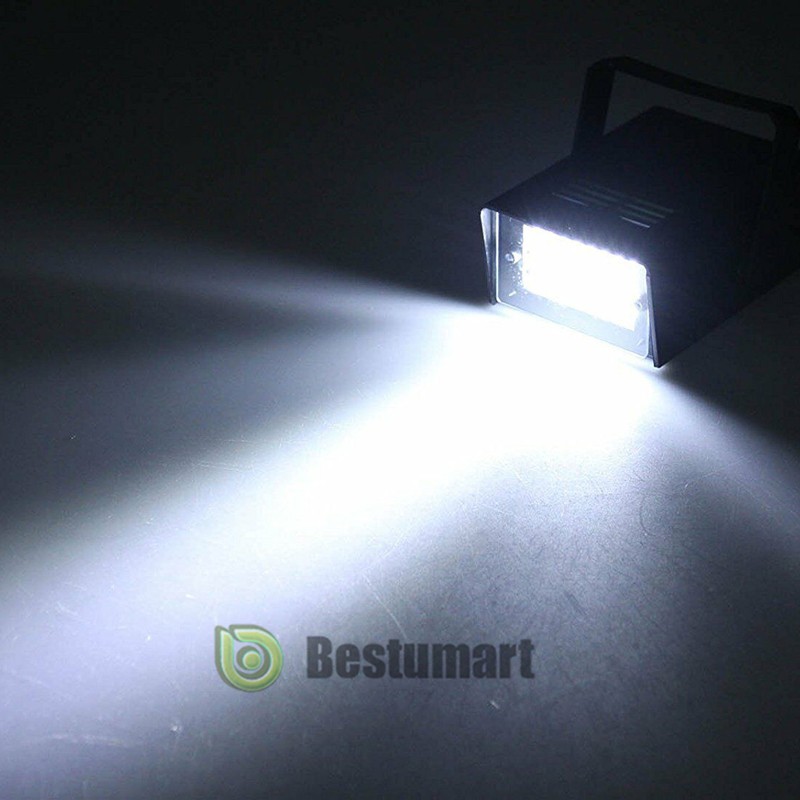 Mini LED Strobe Light 24 Super Bright LED With Variable Speed Control Dance Lamp
