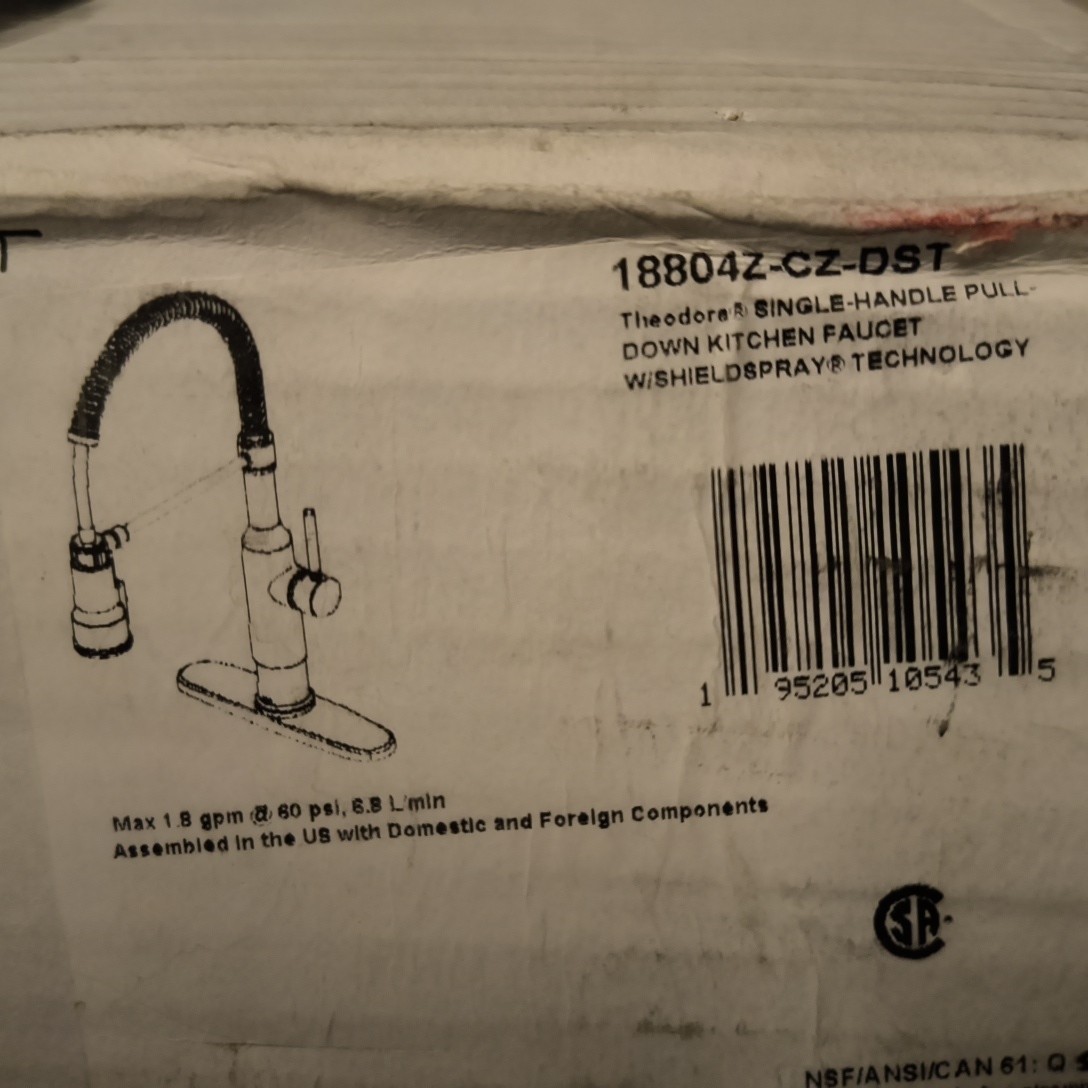 New Delta 18804Z-CZ-DST Theodora Kitchen Faucet Champagne Bronze