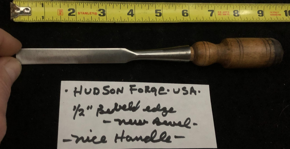 Hudson Forge Co. 1/2" Wide beveled Chisel