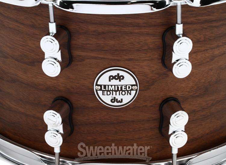 PDP Concept Limited Edition Snare Drum - 8" x 14" Maple/Walnut