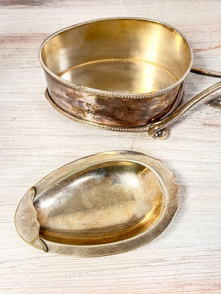 Vintage Martin Hall & Co Silver Plated Victorian Style Spoon Warmer #7616