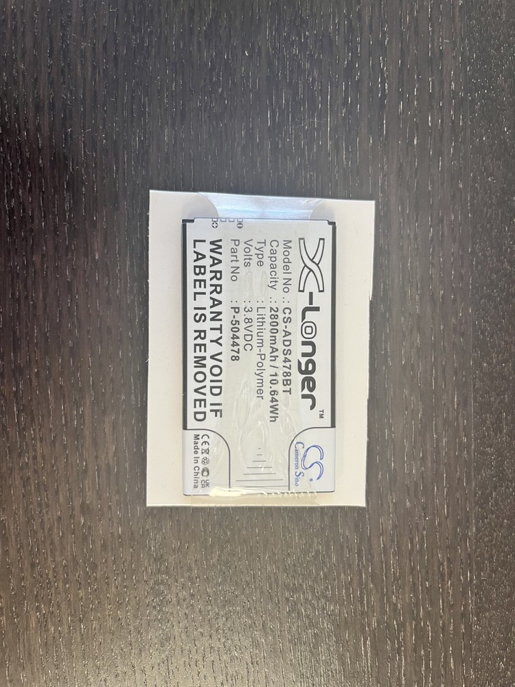 ADT Command Wireless Touchscreen Keypad Replacement Battery