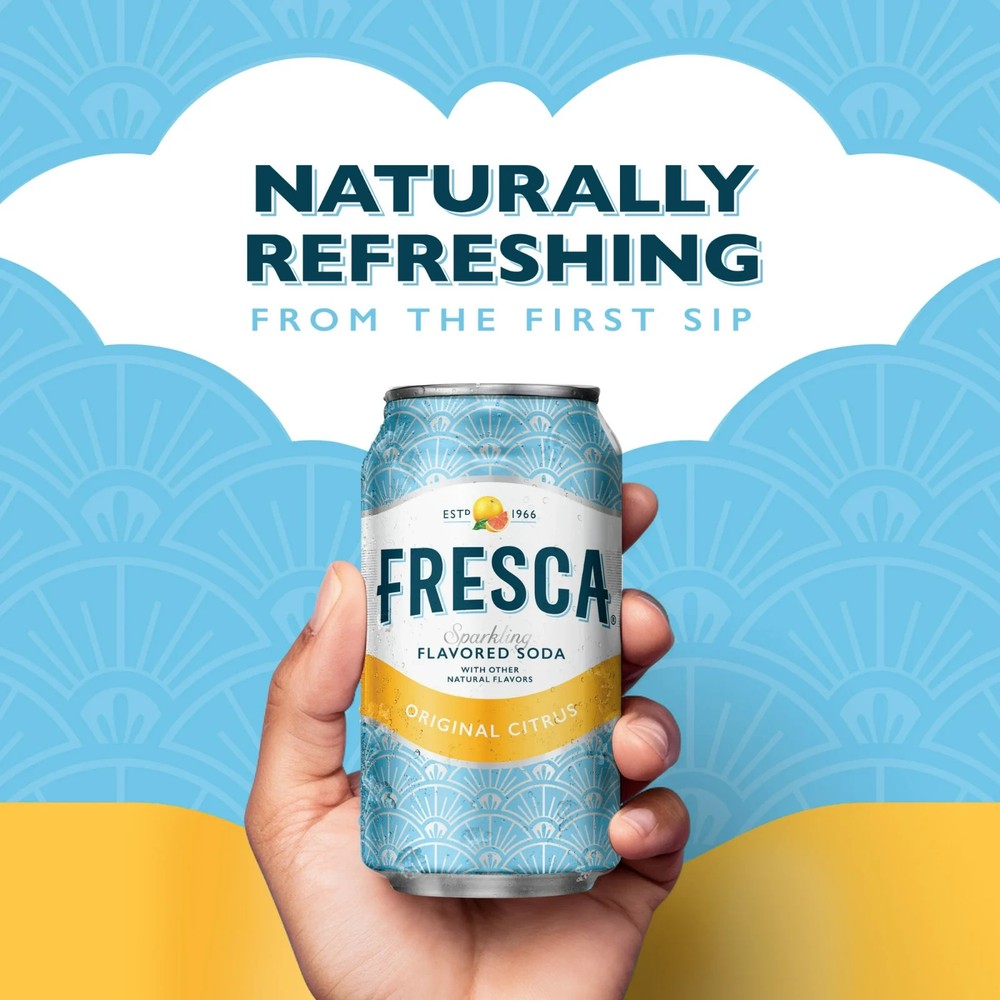 Fresca grapefruit citrus Soda Pop, 12 fl oz, 12 Pack Cans.....
