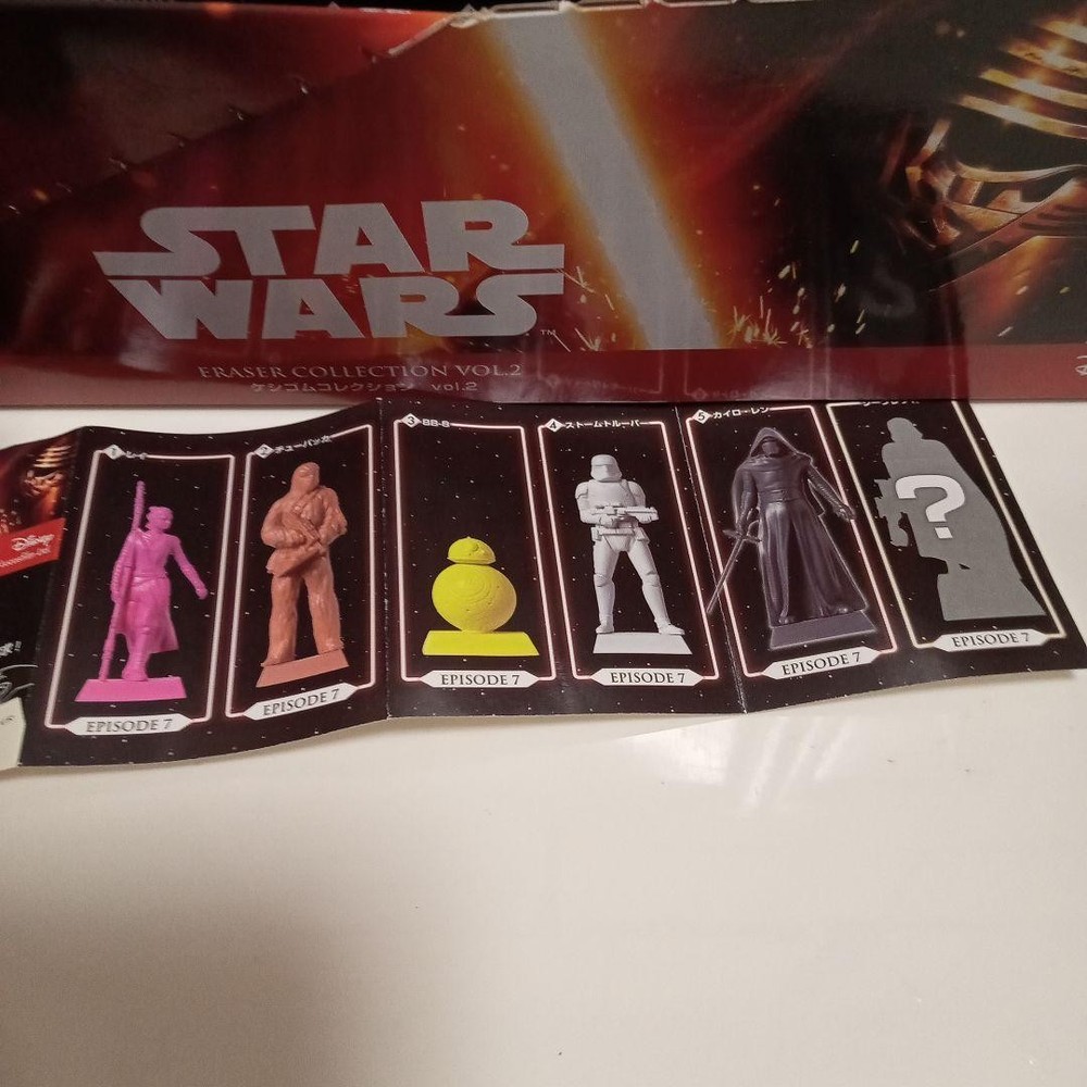 Star Wars Eraser Figures Collection 2...1 box, 10 pieces