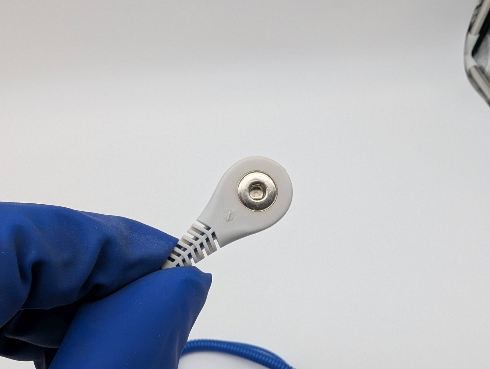 Desco 09121 Jewel ESD Wrist Strap Coiled 10ft Length Single Conductor 4mm Snap