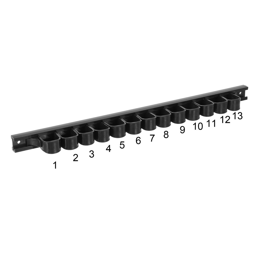 6pcs Tools Premium Wall Mount Screwdriver Organizer, Black