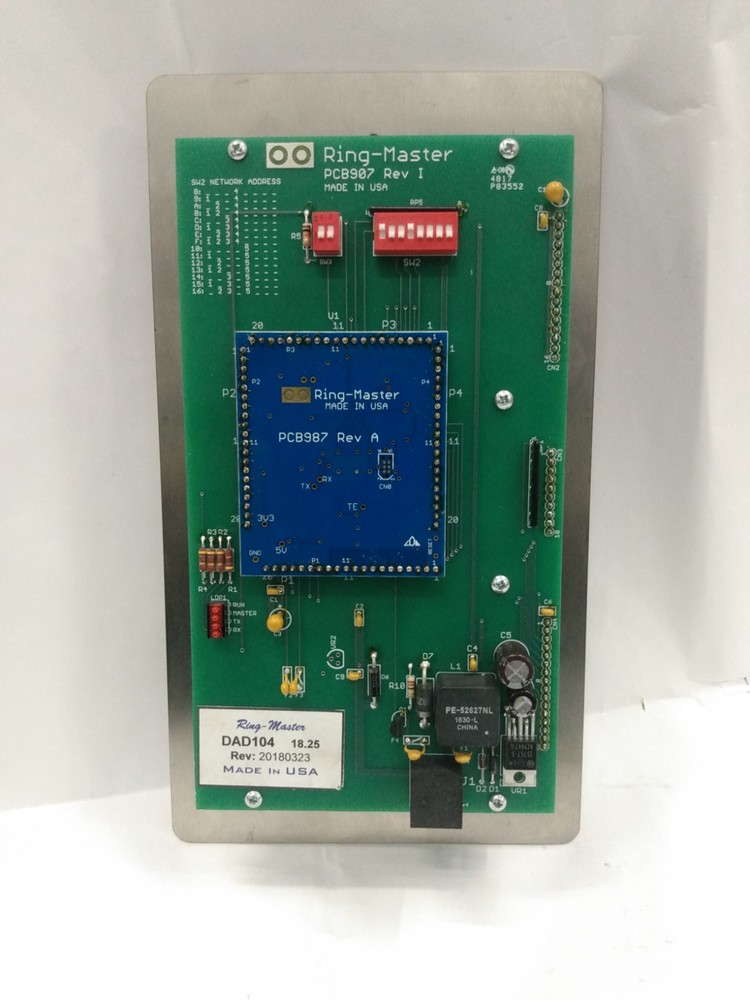 RING-MASTER DAD104 DIGITAL ANNUNCIATOR DISPLAY MODULE