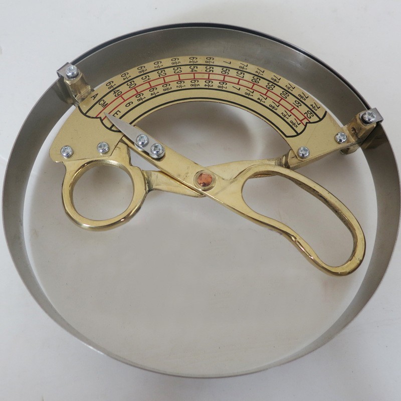 Scissor Type Ring Compass Cap Hat Size Measuring Tool Hand Held Millinery Sizer