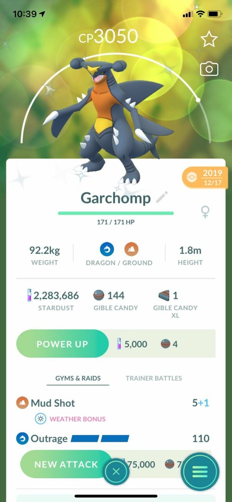 SHINY ✨ GARCHOMP!!! ✨ - PKMN GO!!! - NOT REGISTERED