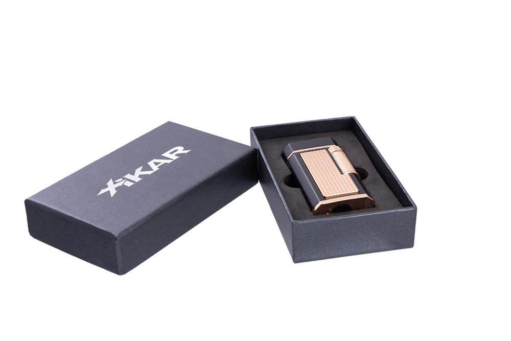 Xikar Ardore Double Soft Flame Lighter Rose Gold