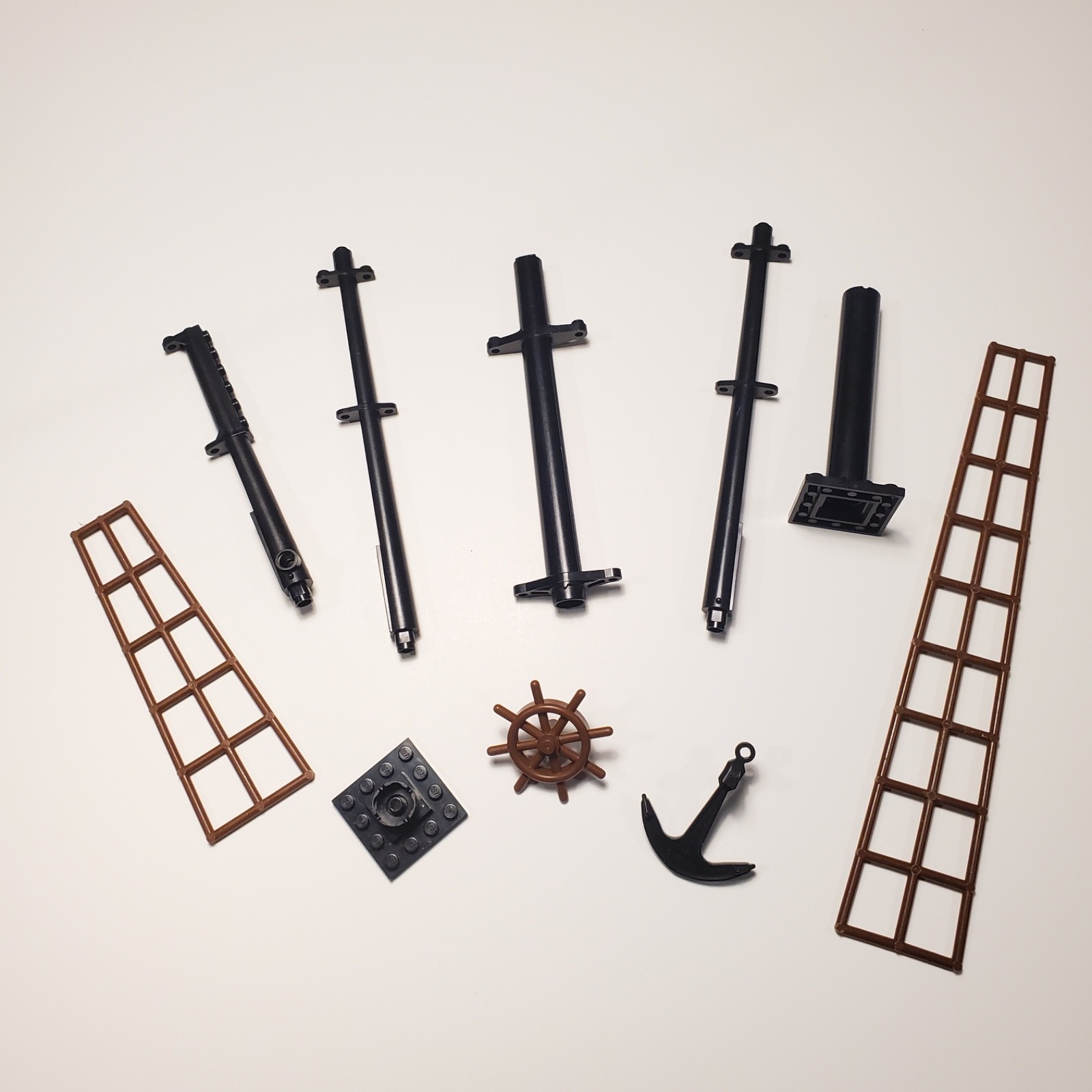 LEGO Vintage Ship Parts Masts, rigging, ship's wheel, anchor you pick!