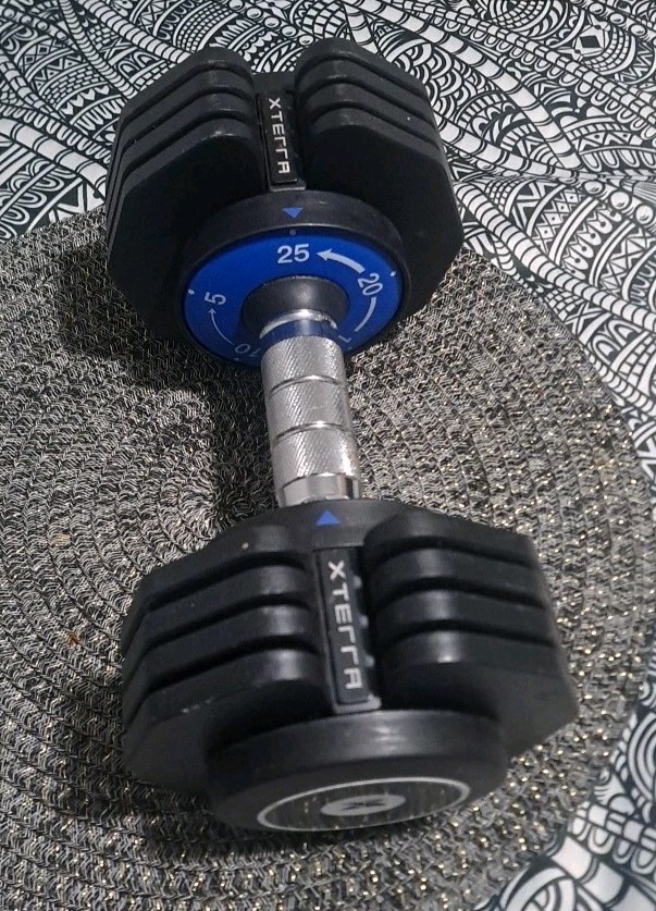 XTERRA 25 LB ADJUSTABLE Dumbbell ONLY