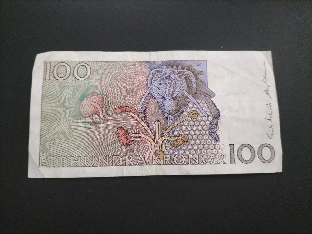 Sweden 100 Kronor 1986 First Design