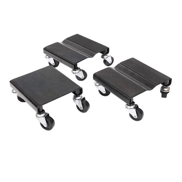 3pcs Snow Mobile Dolly Black