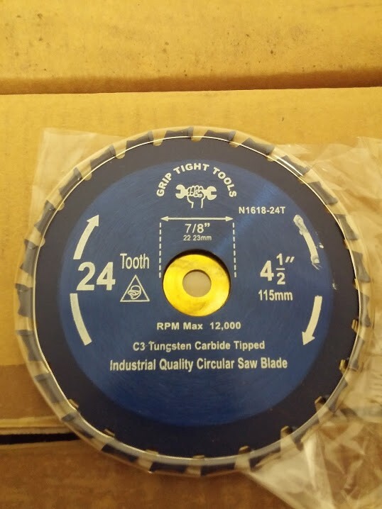 4-1/2" x 24t saw blade