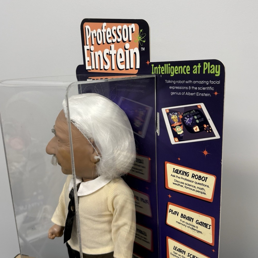Professor Einstein Robot Hanson Robotics Interactive Tutor Genius STORE DISPLAY