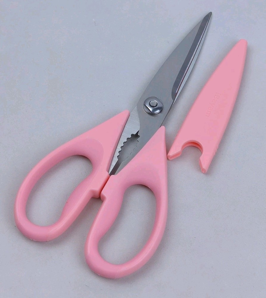 Premium Multi-Purpose Kitchen Shears / Scissors, Heavy Duty, Soft-Grip Handle