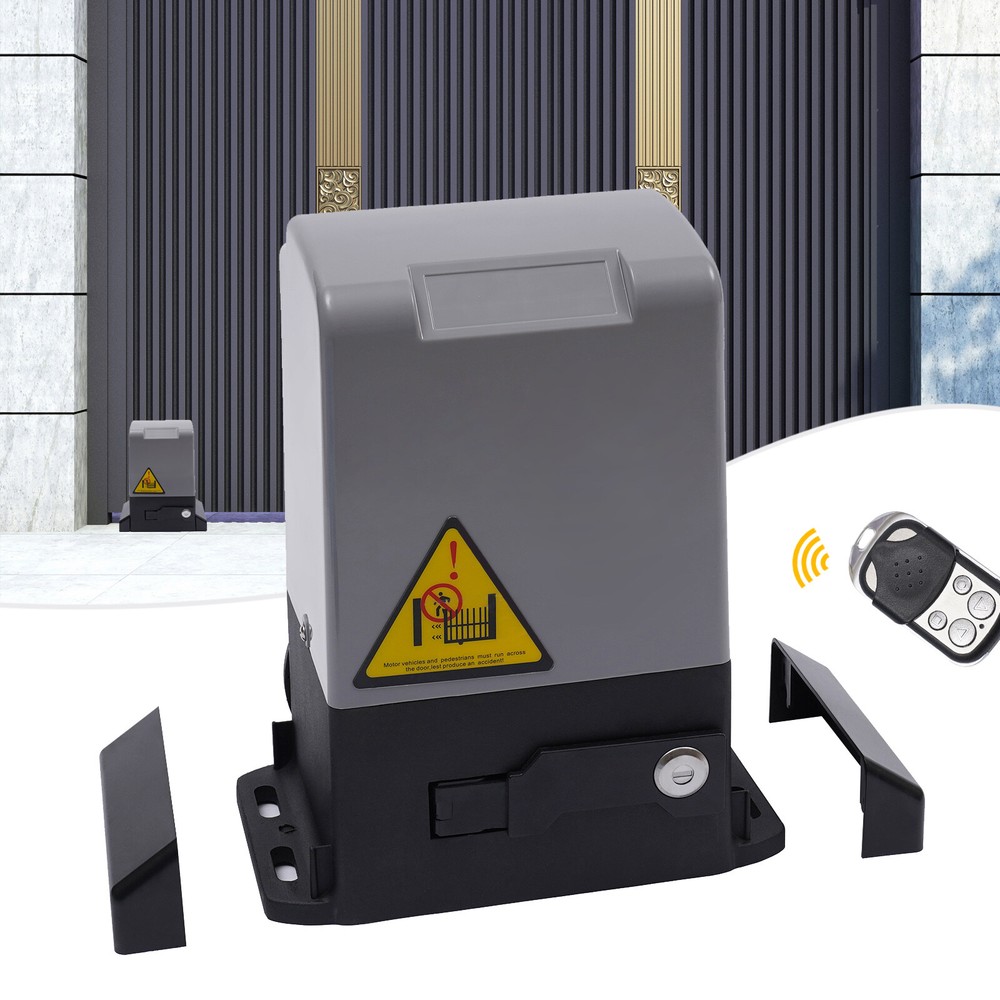 4400lb Electric Sliding WiFi Gate Opener Operator Kit Automatic Remote Control